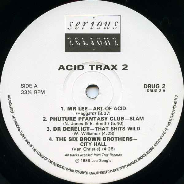 Various : Acid Trax Volume 2 (2xLP, Comp)
