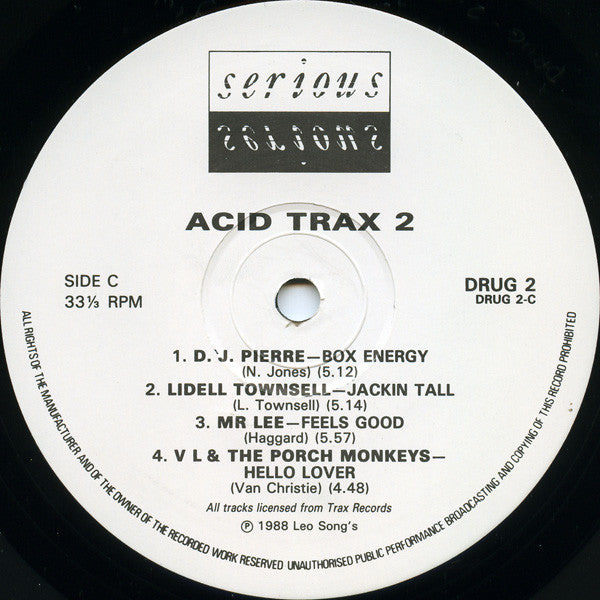 Various : Acid Trax Volume 2 (2xLP, Comp)