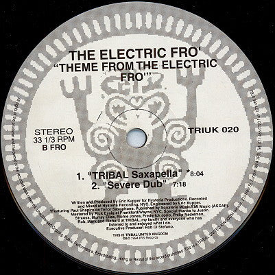 The Electric Fro : Theme From The Electric Fro (12")