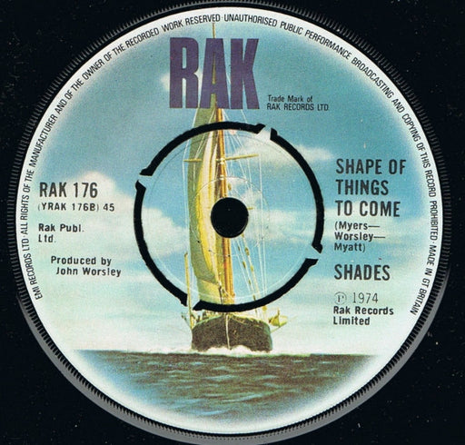 Shades : Hold On Billy (7", Single)