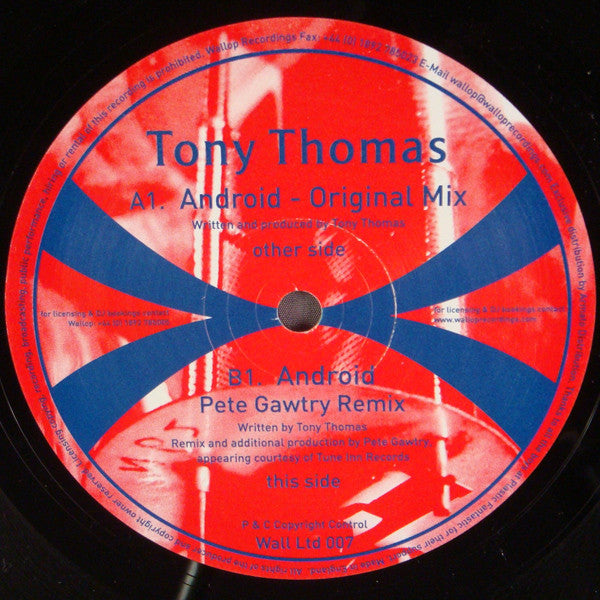 Tony Thomas : Android (12")