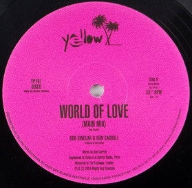 Bob Sinclar : World Of Love Vs Sexy Dancer (12")