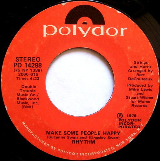 Rhythm : Find Yourself Somebody To Love / Make Some People Happy (7", Single)