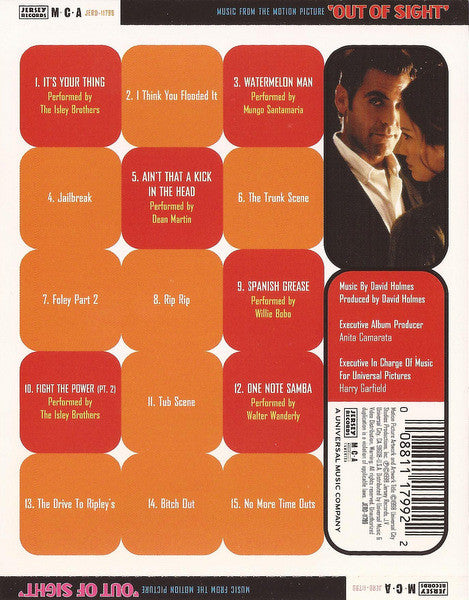 Various, David Holmes : Out Of Sight (Music From The Motion Picture) (CD, Comp)