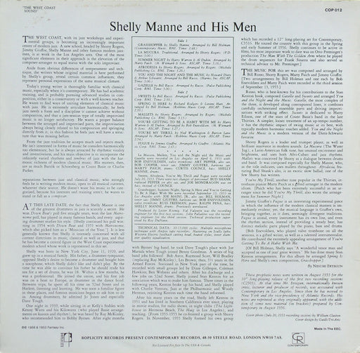 Shelly Manne & His Men : The West Coast Sound (LP, Album, RE)