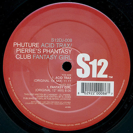 Phuture / Pierre's Phantasy Club* : Acid Trax / Fantasy Girl (12", RE)