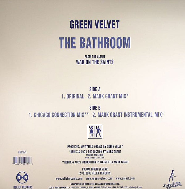 Green Velvet : The Bathroom (12")