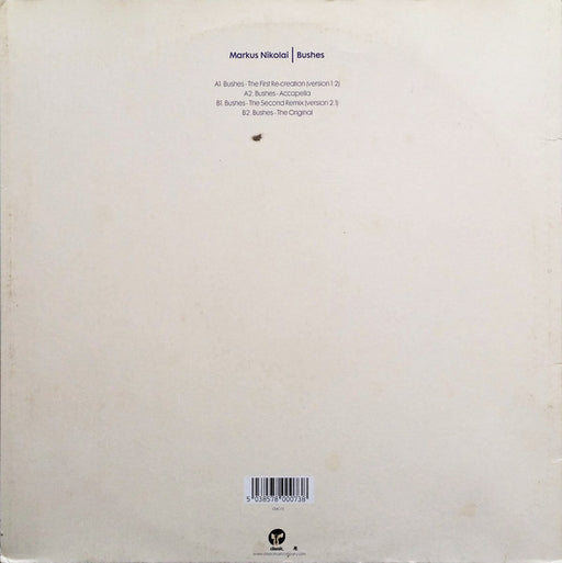 Markus Nikolai : Bushes (12")