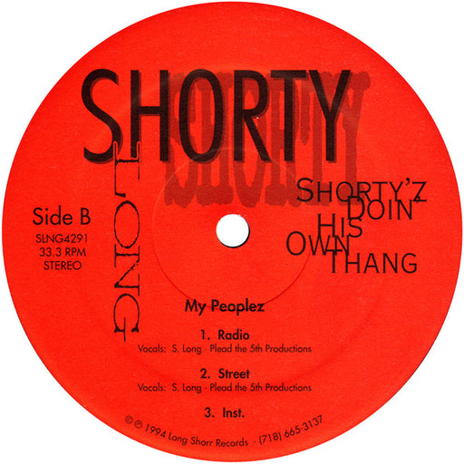 Shorty Long : Shorty'z Doin' His Own Thang (12")