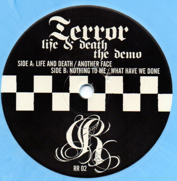 Terror (3) : Life And Death - The Demo (7", Blu)