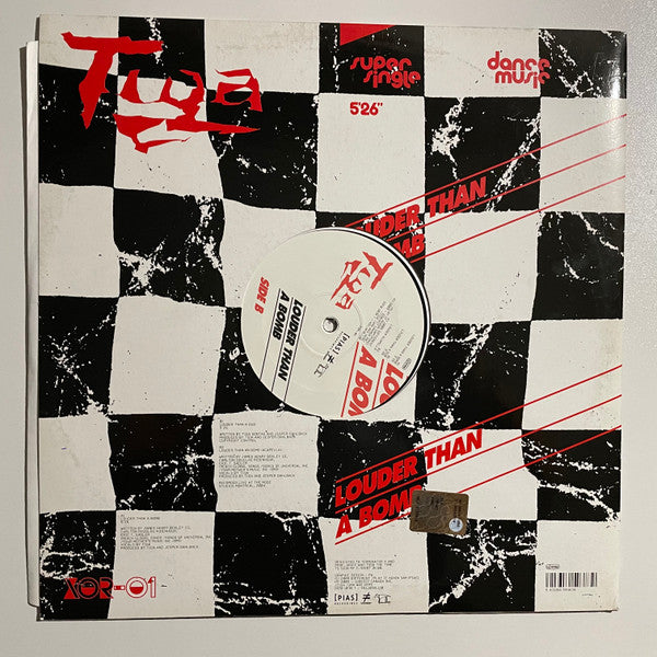 Tiga : Louder Than A Bomb (12", Single)