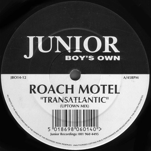 Roach Motel : Transatlantic / Afro Sleeze (12")
