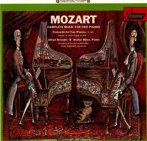 Mozart*, Alfred Brendel & Walter Klien : Complete Music For Two Pianos (LP, Album)