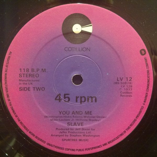 Slave : Stellar Fungk / You And Me (12", Single)
