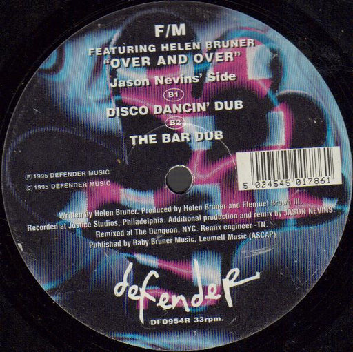 F/M Featuring Helen Bruner : Over And Over (12")