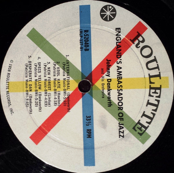 Johnny Dankworth And His Orchestra* : Johnny Dankworth: England's Ambassador Of Jazz (LP, Album, Mono)