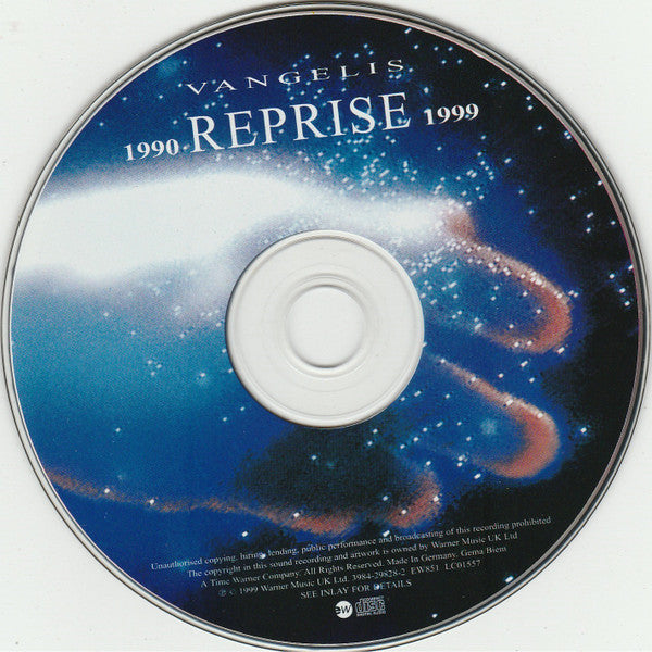 Vangelis : Reprise 1990-1999 (CD, Comp, Mixed)