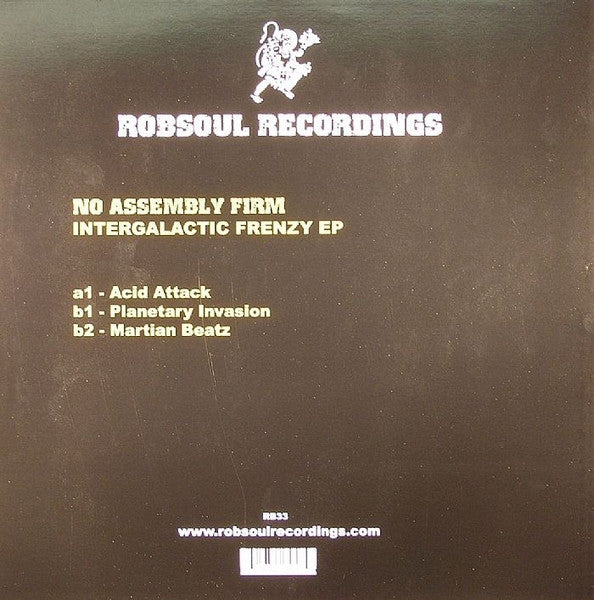 No Assembly Firm : Intergalactic Frenzy EP (12", EP)