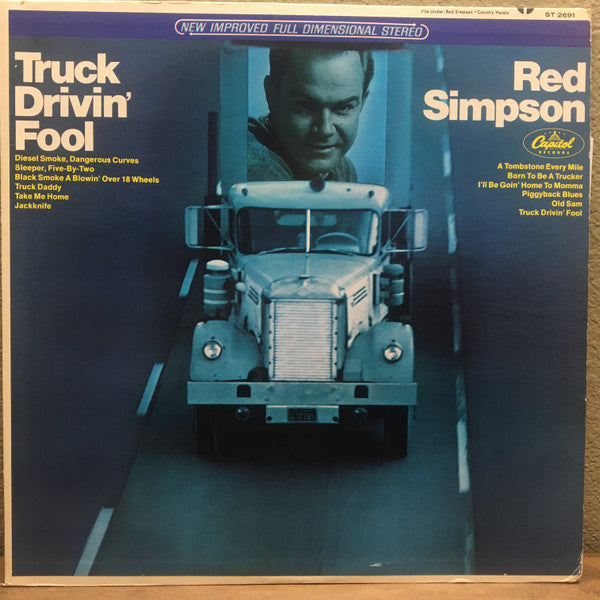 Red Simpson : Truck Drivin' Fool (LP, Album)