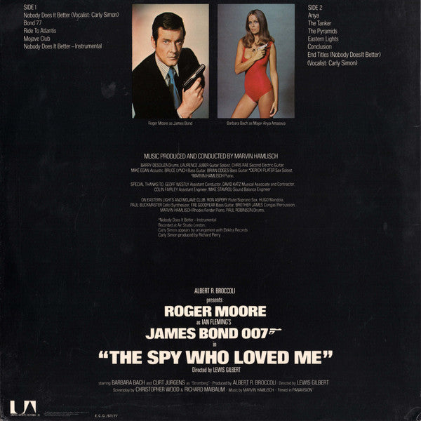 Marvin Hamlisch : The Spy Who Loved Me (Original Motion Picture Score) (LP, Album)