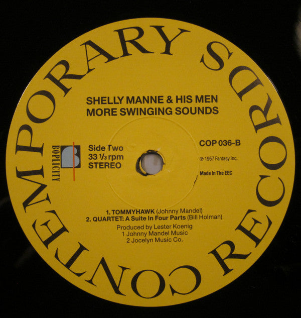 Shelly Manne & His Men : More Swinging Sounds (LP, Album, RE)