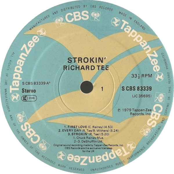 Richard Tee : Strokin' (LP, Album)