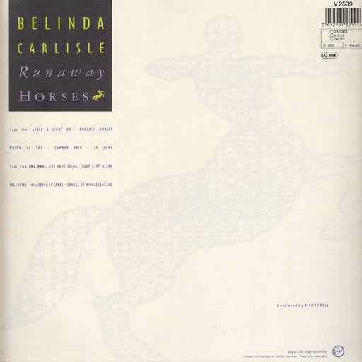 Belinda Carlisle : Runaway Horses (LP, Album)