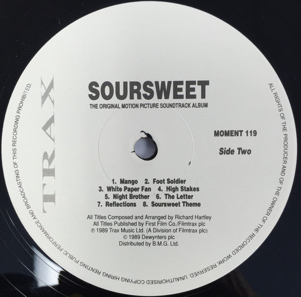 Richard Hartley : Soursweet (The Original Motion Picture Soundtrack Album) (LP)