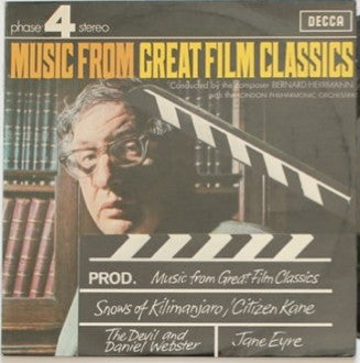 Bernard Herrmann  With The London Philharmonic Orchestra : Music From Great Film Classics (LP, Album)