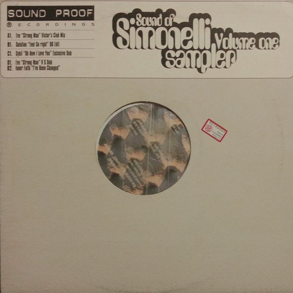 Victor Simonelli : Sound Of Simonelli Sampler Volume One (2x12", Smplr)