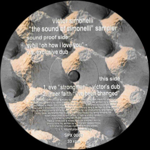 Victor Simonelli : Sound Of Simonelli Sampler Volume One (2x12", Smplr)