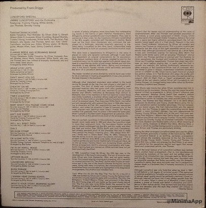 Jimmie Lunceford And His Orchestra : Lunceford Special (LP, Comp)