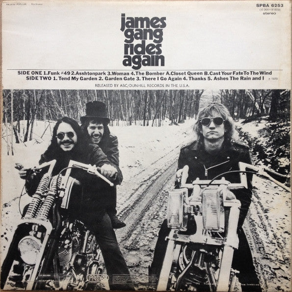 James Gang : James Gang Rides Again (LP, Album)