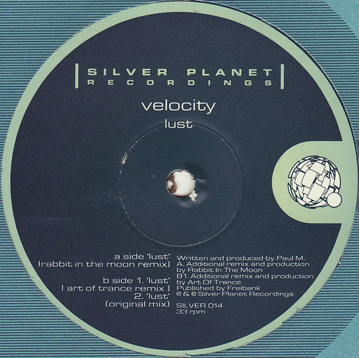 Velocity : Lust (12")