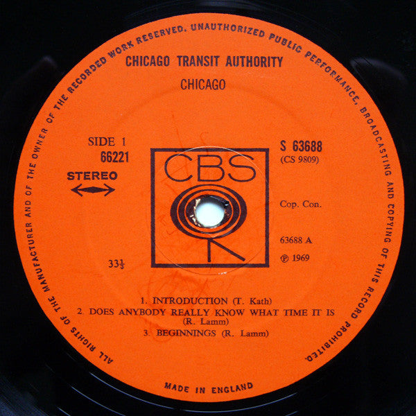 Chicago Transit Authority* : Chicago Transit Authority (2xLP, Album, Gat)