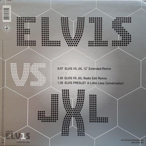 Elvis* Vs JXL* : A Little Less Conversation (12", Maxi)