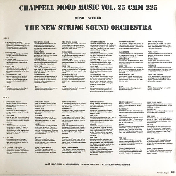 The New String Sound Orchestra Direction Rene Costy* : Chappell Mood Music Vol. 25 (LP)