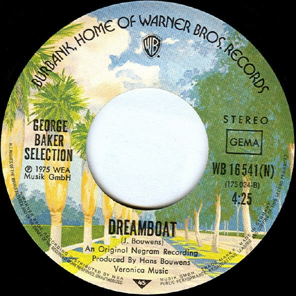 George Baker Selection : Paloma Blanca (7", Single)