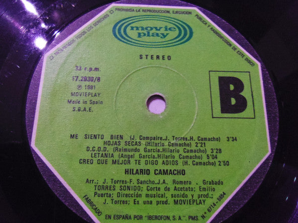 Hilario Camacho : La Mirada Del Espejo (LP, Album)