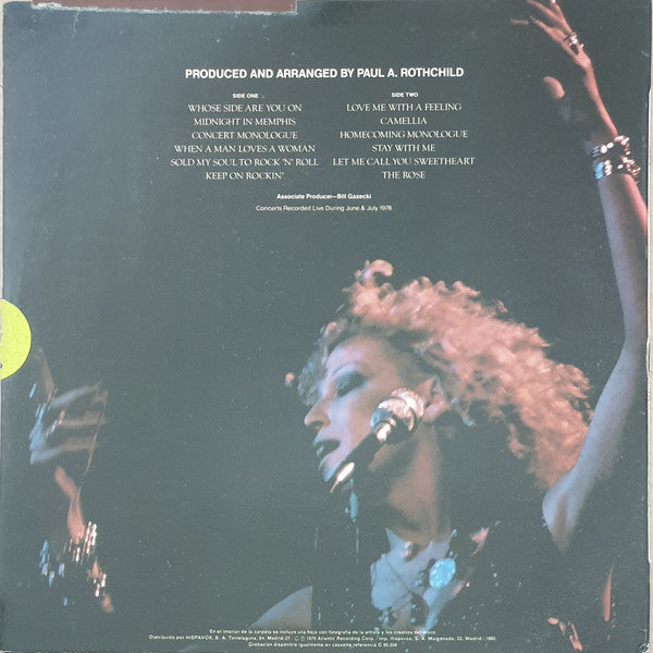 Bette Midler : La Rosa - Banda Sonora Original (LP, Album)
