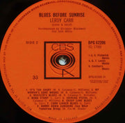 Leroy Carr Accompanied By Scrapper Blackwell And Josh White : Blues Before Sunrise (LP, Comp)
