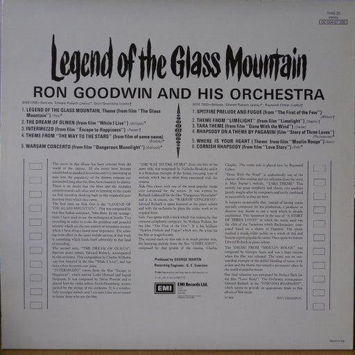 Ron Goodwin And His Orchestra : Legend Of The Glass Mountain (LP, Album, RE, RP)