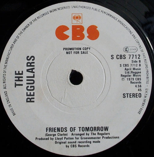 The Regulars : That Little Girl (7", Promo)