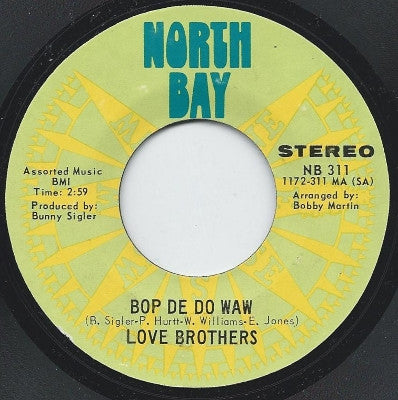 Love Brothers : Bop De Do Waw  (7", Single, Styrene)