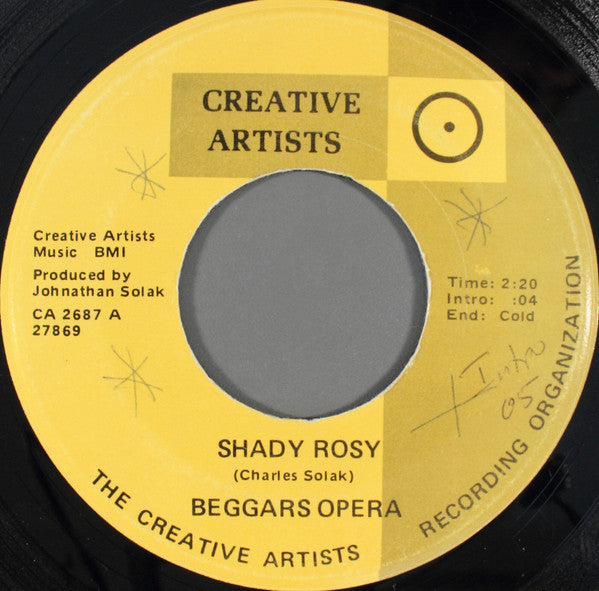 Beggars Opera (2) : Shady Rosy / The Chosen One (7")