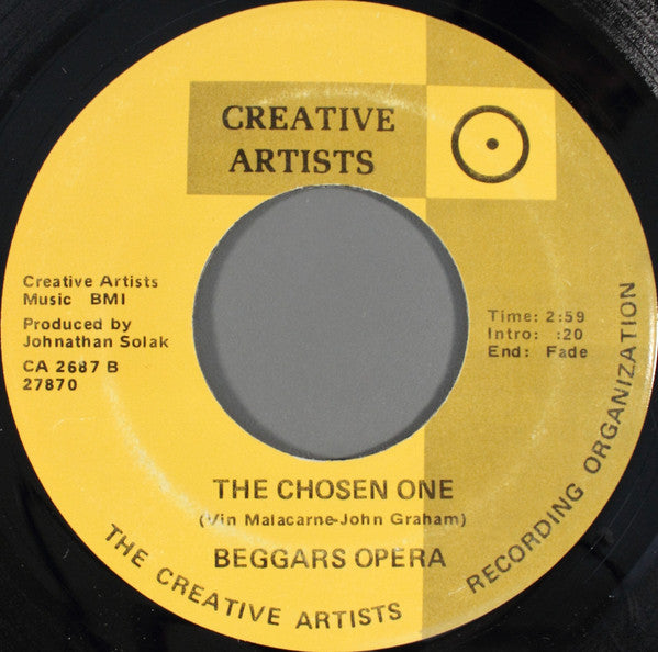 Beggars Opera (2) : Shady Rosy / The Chosen One (7")