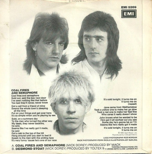 Toltex 9 : Coal Fires And Semaphore (7", Single)