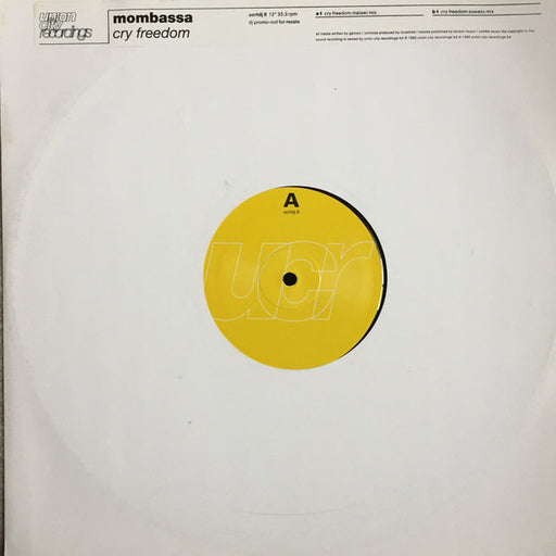 Mombassa : Cry Freedom (12", Promo)