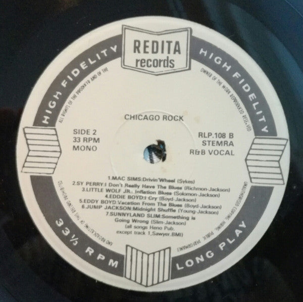 Various : Chicago Rock - With Jump Jackson And Friends (LP, Comp, Mono)