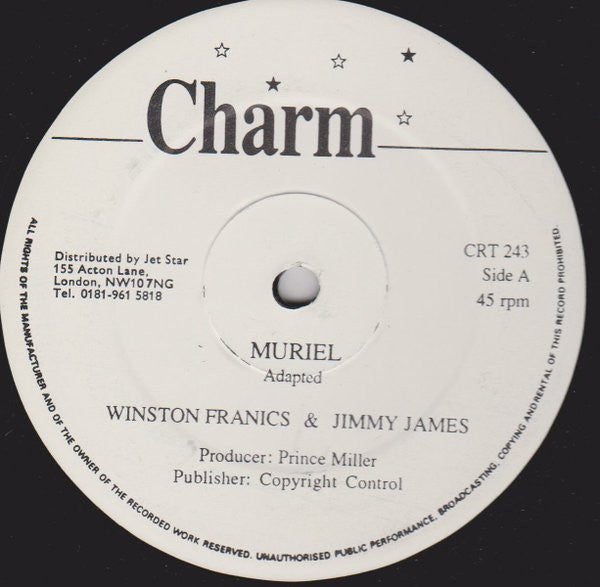 Winston Francis & Jimmy James (2) : Muriel (12")
